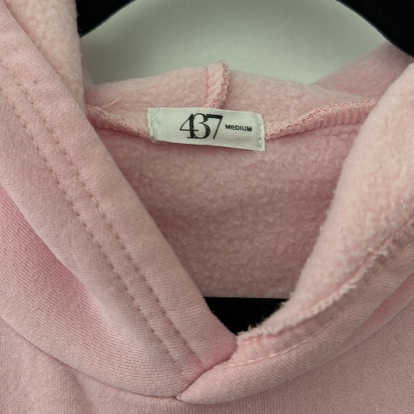 437 Pink Hoodie - four three seven - Picture 2 of 3